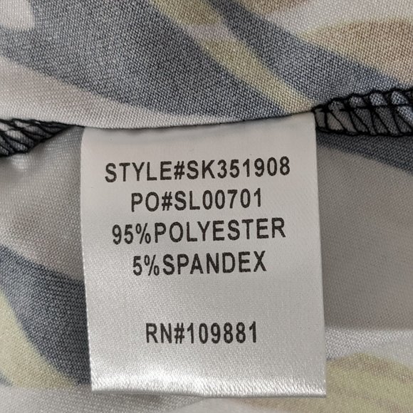 SUNNY LEIGH Dress Medium Colorfull Floral  Knee Lenght Size L Multi-Color - Picture 10 of 10